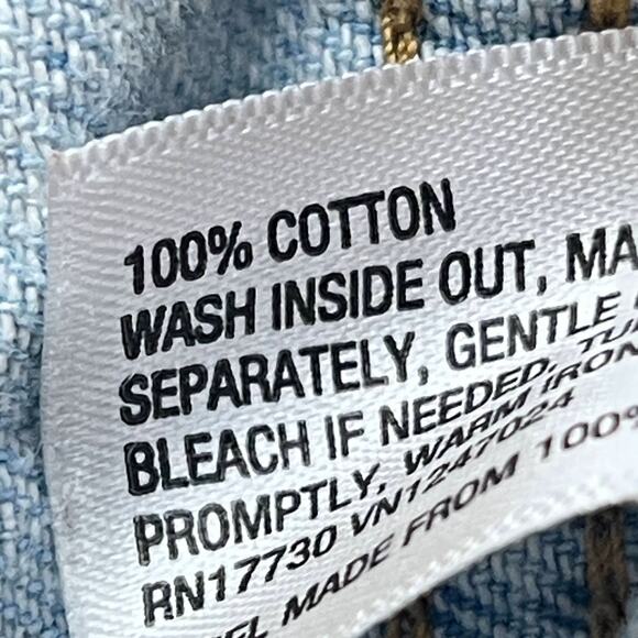 Wild Fable Women's 4 High Rise Light Wash Denim Cut-Off Shorts Frayed Hem Cotton - Picture 8 of 12